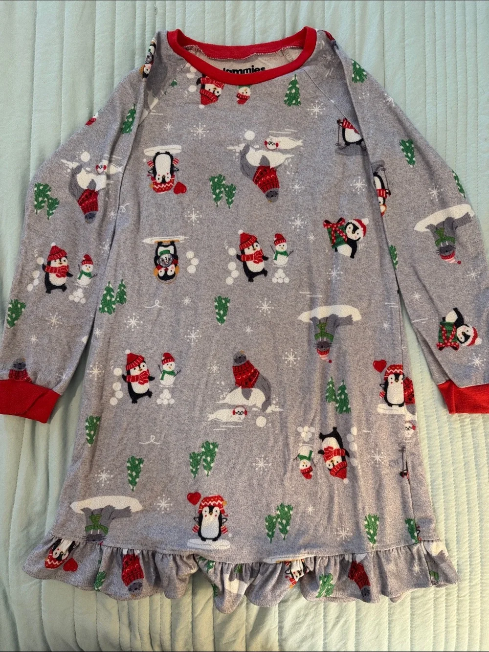 Adorable Penguin and Seal Holiday Pajamas
